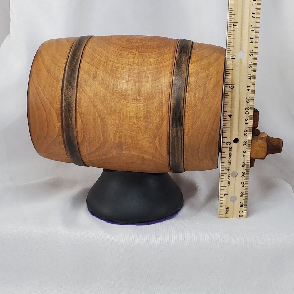 Crown Royal Wooden Whiskey Barrel Cask *DISPLAY ONLY* Bar Decor Man Cave Gift - Picture 4 of 11